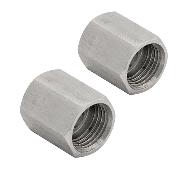 1/2-20 Inverted Flare Stainless Steel Brake Line Union, 2 pieces