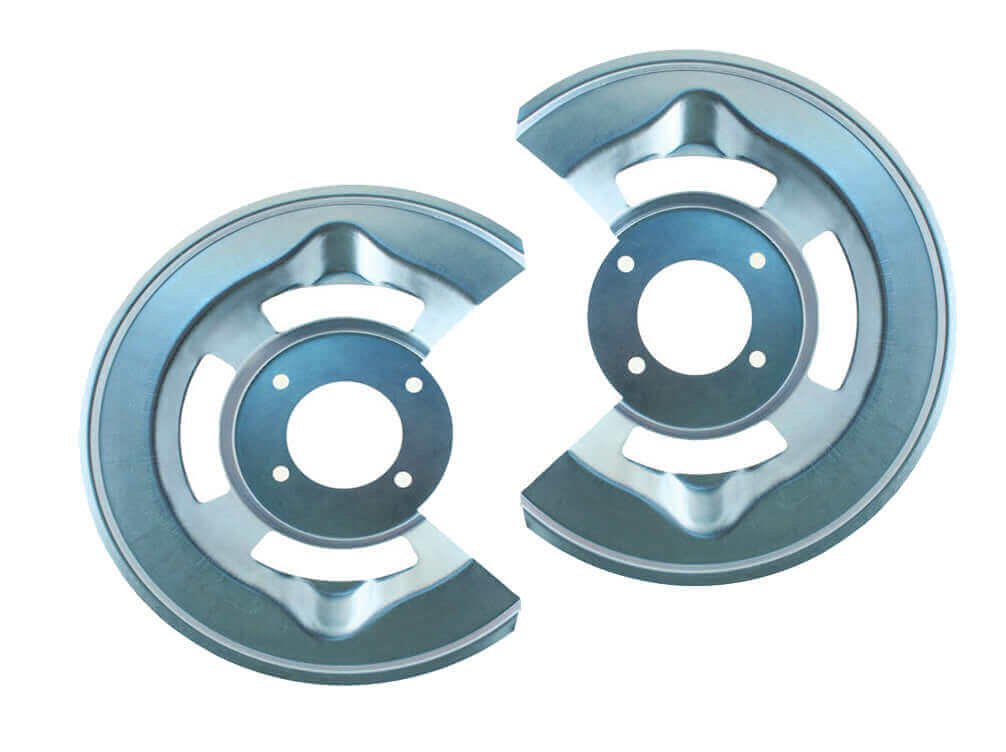 1967-69 Mustang Front-Rear 9" Power Disc Brake Kit X drilled rotors- Auto Trans Force 10 Brakes