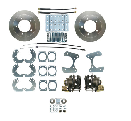 F-100 Bronco 9"Rear disc brake kit, 5 x 5.5 bolt pattern with Parking brakes