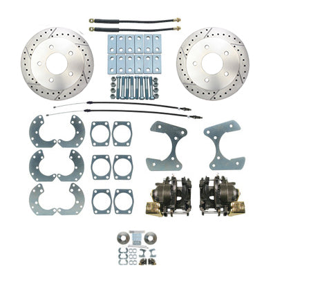 F-100 Bronco 9"Rear disc brake kit, 5 x 5.5 bolt pattern with Parking brakes
