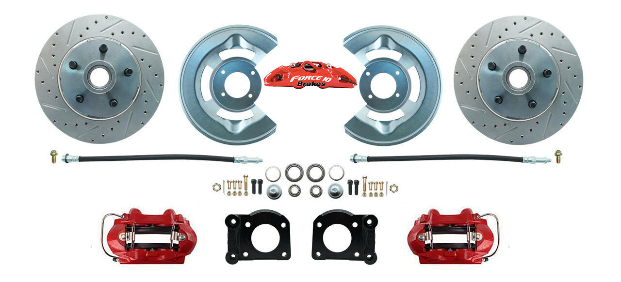 1970-1973 Ford Mustang 11" Disc Brake Conversion Kit - 2 Year Warranty Included