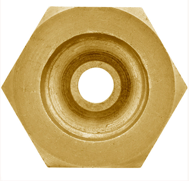 Brake Line Adapter 9/16-18 Male x 7/16-24 Female Inverted Flare