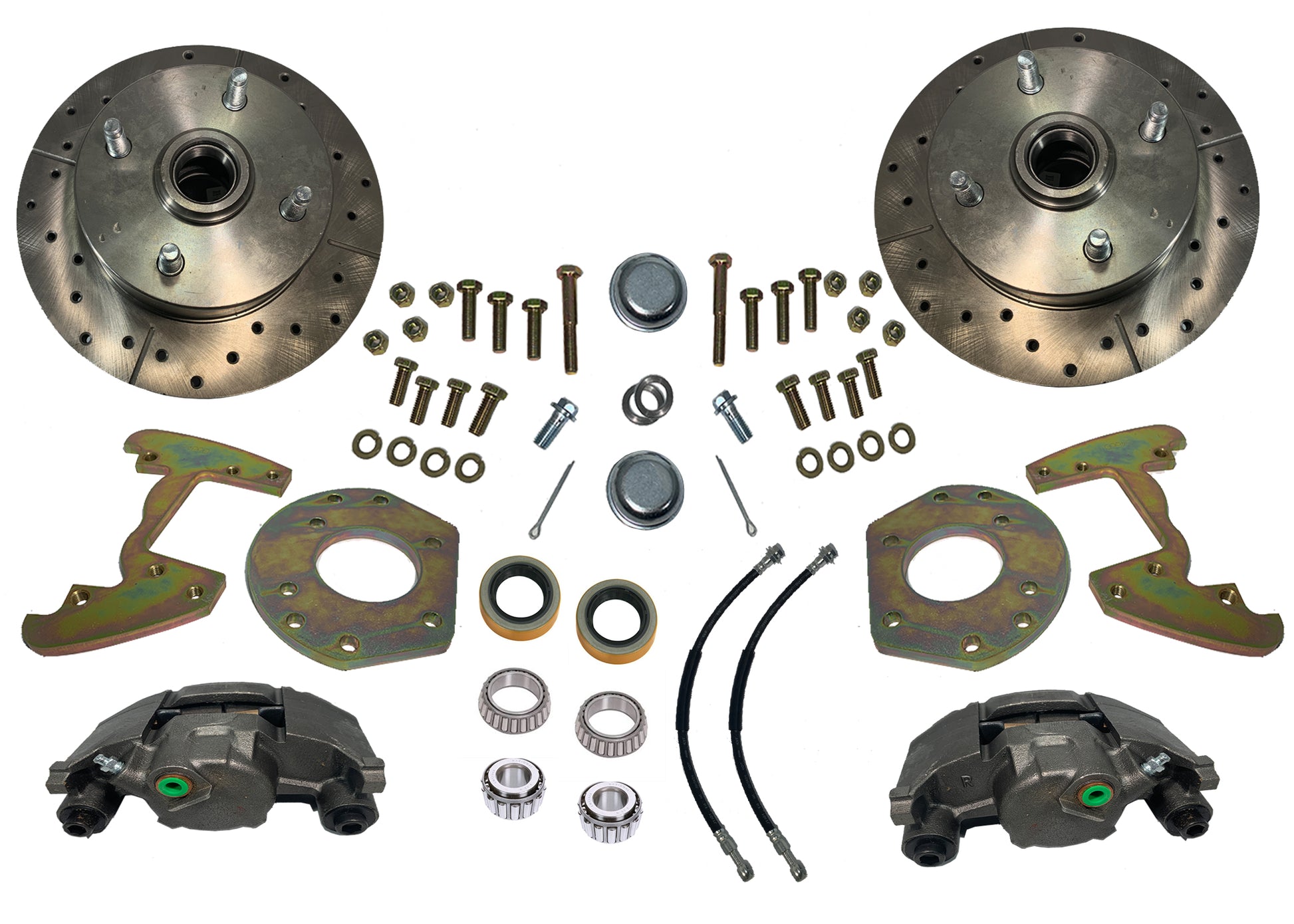1963-69 Ford Falcon / Comet Power Front Disc Brake Kit, 4 lug,14" rims bolt on