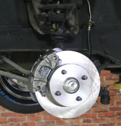 1963-69 Ford Falcon / Comet Power Front Disc Brake Kit, 4 lug,14" rims bolt on - Force 10 Brakes