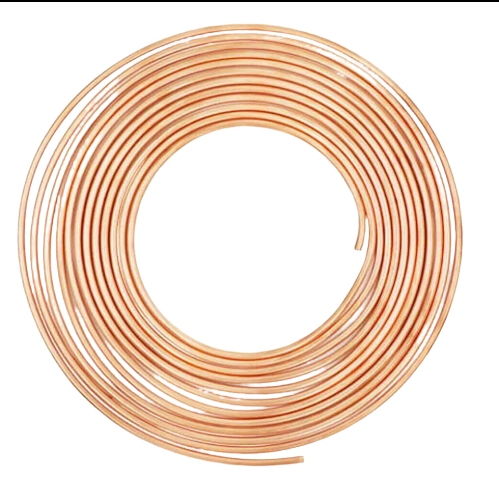 1/4" x 25' Brake line Copper Nickel Tubing - flat Coil