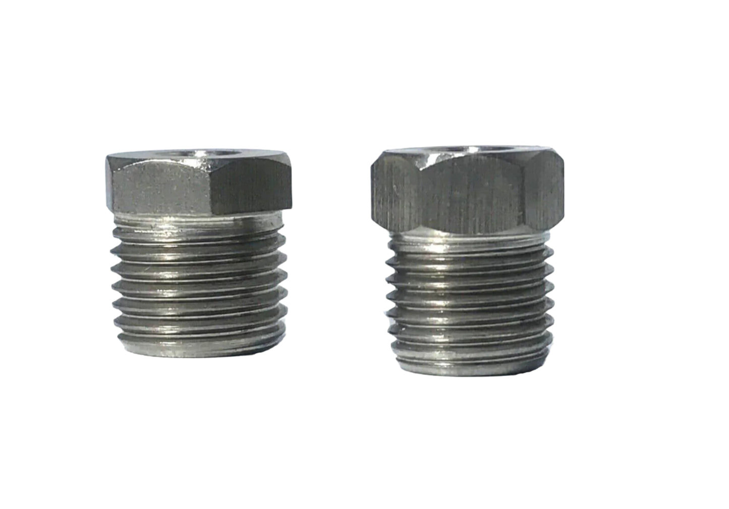 7/16-24 & 1/2-20 Ford Master Cylinder Stainless Tube Fittings - 3/16" line set