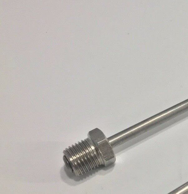 7/16-24 Inverted Flare STAINLESS STEEL Tube Nut for 3/16 Brake Line (8 pack)