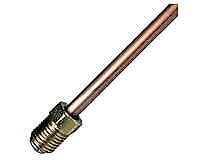 Brake Line Tee, 3/16" Tube, All Ports 3/8"-24 inverted flare (Pack of 3) brass