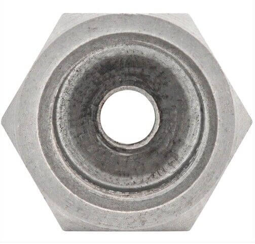 3/16" Tube adaptor 3/8-24 Thread(Female) to 3/8-24 bubble flare (Male) Stainless