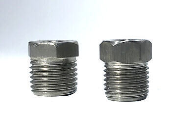 1/4" x 51" Nickel- Copper Brake Line , 7/16-24 Stainless Tube Nuts inverted Flare