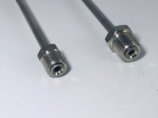 Universal Stainless Steel Brake Line Adapters 7/16-24 & 1/2-20  Inverted Flares