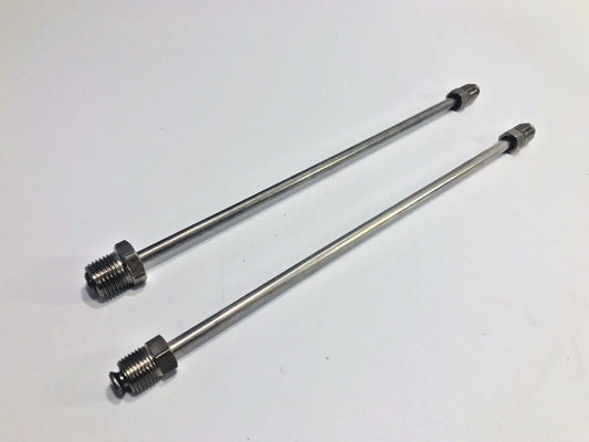 Mustang / Ford Stainless Brake Line adapters & unions 1/2-20, 7/16-24 ports