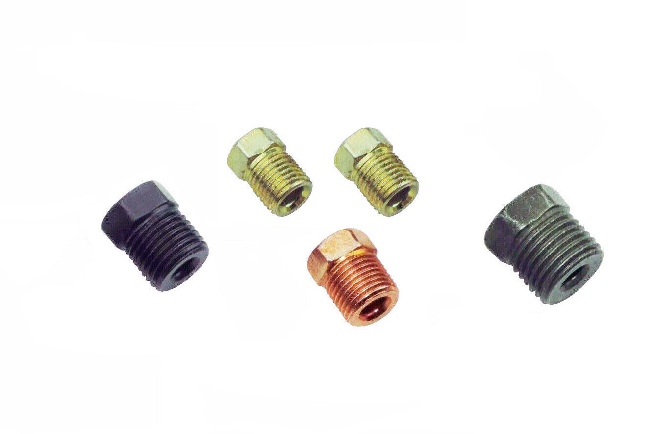 Brake Line Fittings kit PV2 and PV4 brass Proportioning blocks 5 steel fittings