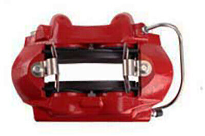 Mustang 1964-66 Front Disc Brake Conversion Kit with Red Calipers and Master Cylinder