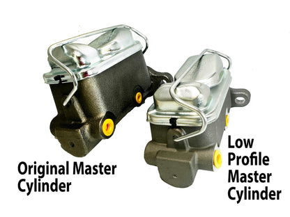 1964-66 Mustang Deluxe Power Brake Booster kit-Low Profile Master Cylinder