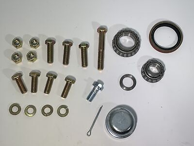 1964-66 Mustang 6 cylinder front Power disc kit, 4 lug, lo profile Master, Manual Transmission