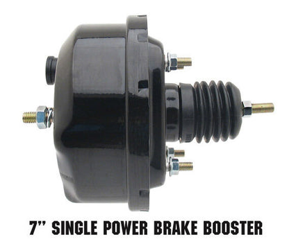 1964-66 Mustang Manual Transmission Front Power Disc Brake Upgrade Kit  11" Drilled Rotors - Force 10 Brakes