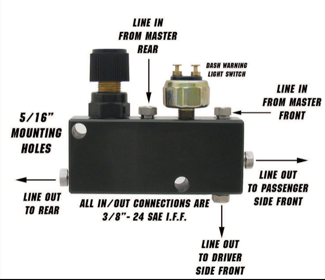 1964-66 Mustang Power Brake Booster kit, Manual Shift with "Z" bar