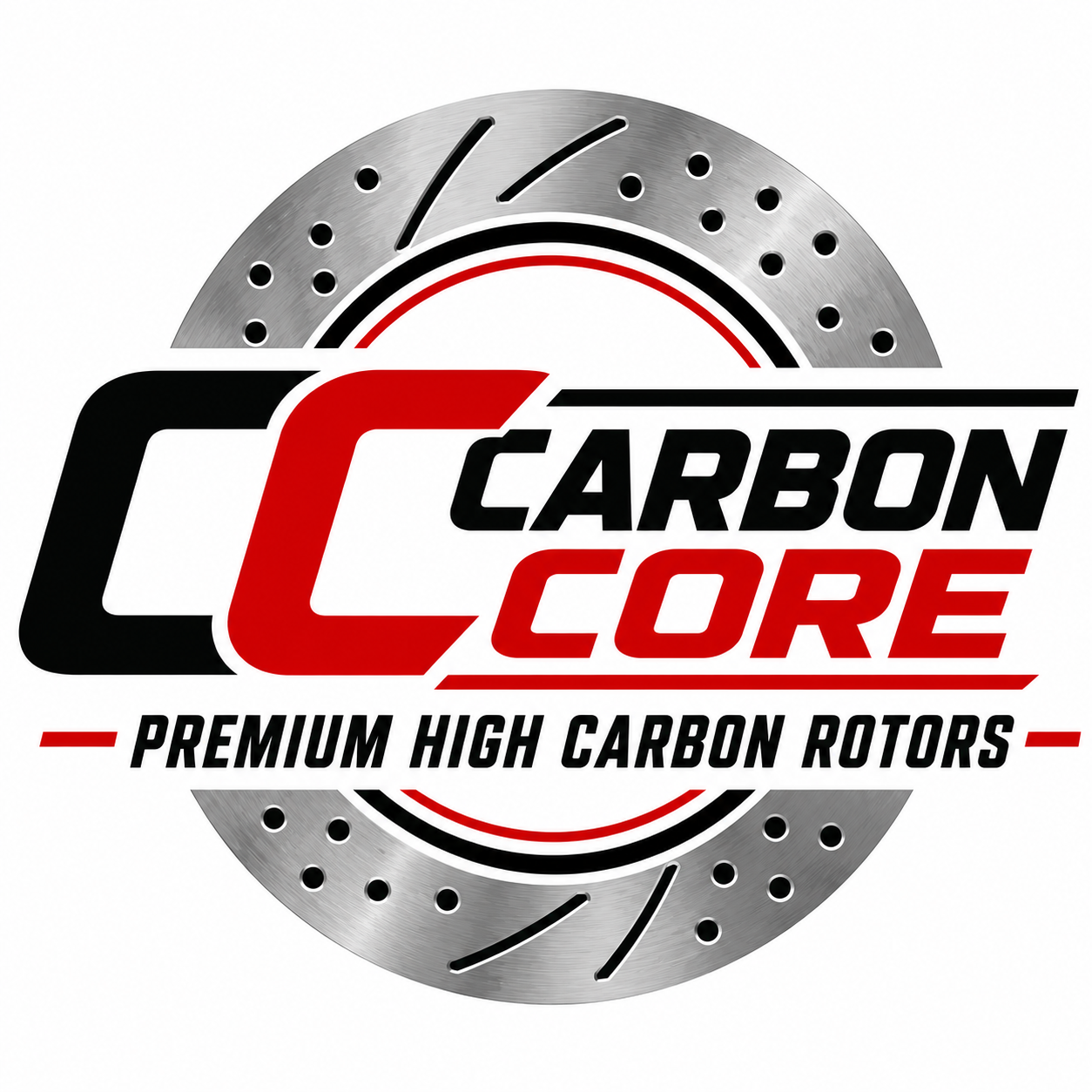 64-67 Mustang Front Hi Carbon plain finish Rotors, "Carbon Core" material
