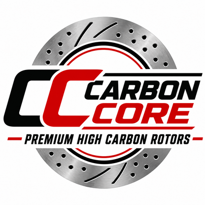 64-67 Mustang Front Hi Carbon plain finish Rotors, "Carbon Core" material