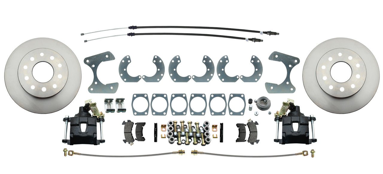 Universal Ford 9" Rear Disc Brake Upgrade Kit for Pre-1980 Models, with Parking Brakes