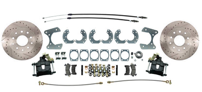 Universal Ford 9" Rear Disc Brake Upgrade Kit for Pre-1980 Models, with Parking Brakes