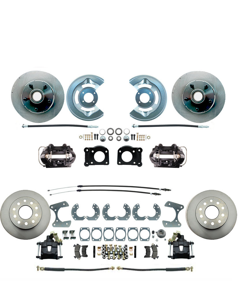 1964-69 Ford Mustang Complete 4-Wheel Disc Brake Upgrade Kit