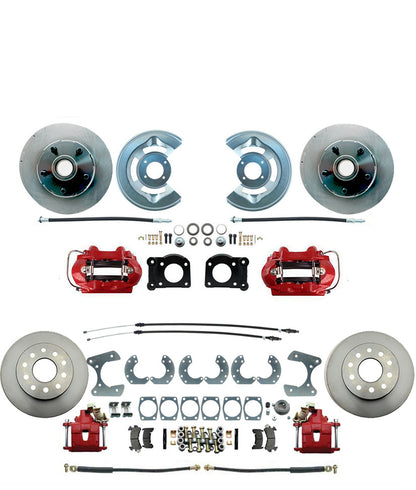 1964-69 Ford Mustang Complete 4-Wheel Disc Brake Upgrade Kit