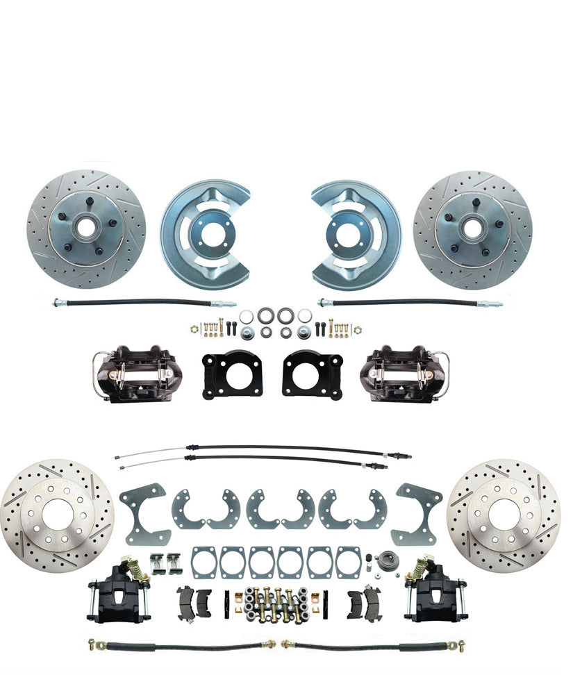 1964-69 Ford Mustang Complete 4-Wheel Disc Brake Upgrade Kit