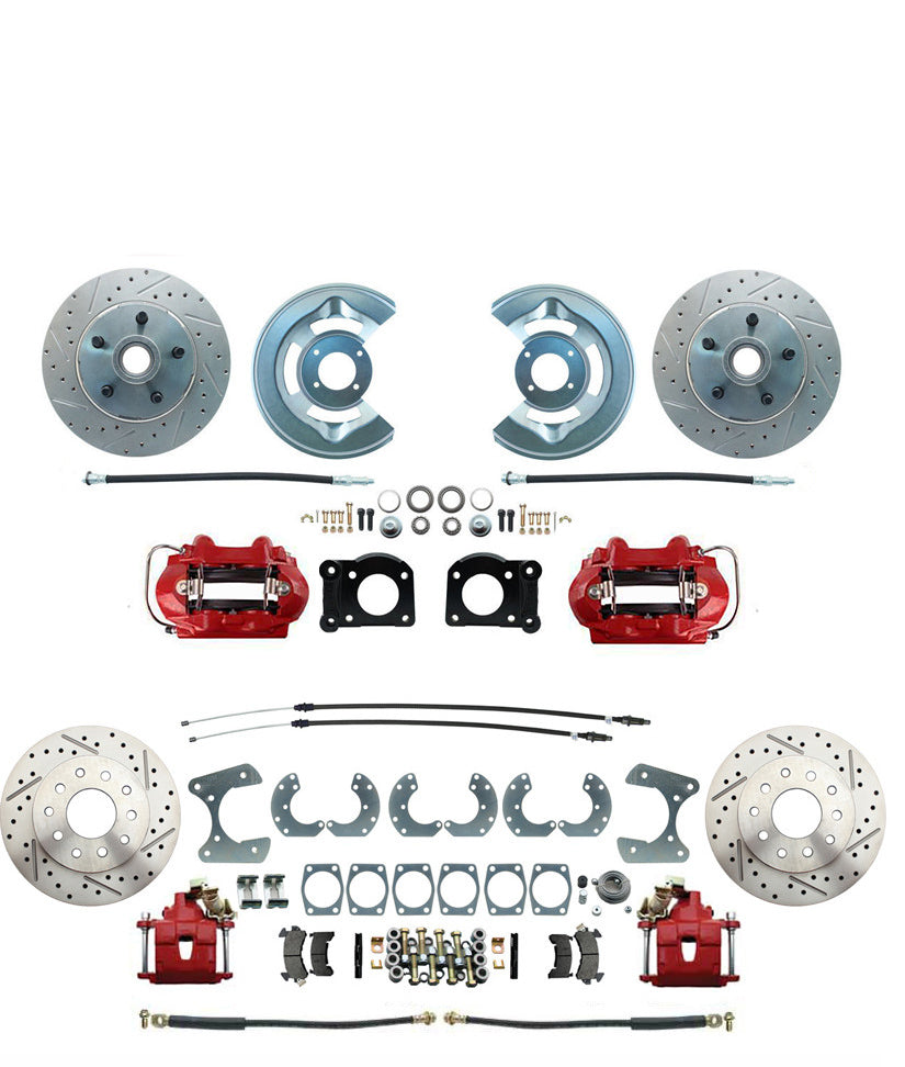 1964-69 Ford Mustang Complete 4-Wheel Disc Brake Upgrade Kit