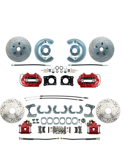 1964-69 Ford Mustang Complete 4-Wheel Disc Brake Upgrade Kit