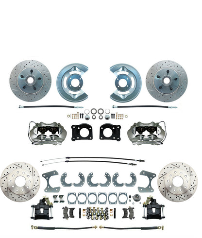 1964-69 Ford Mustang Complete 4-Wheel Disc Brake Upgrade Kit