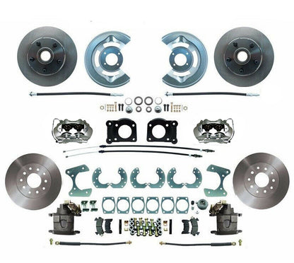 1964-69 Ford Mustang Complete 4-Wheel Disc Brake Upgrade Kit