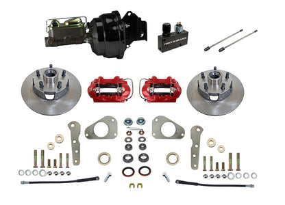 4-Piston Front Disc Conversion 1957–1968 Ford & Mercury cars, with Power brakes