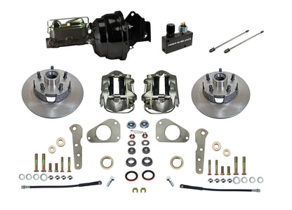 4-Piston Front Disc Conversion 1957–1968 Ford & Mercury cars, with Power brakes