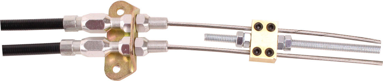 Universal stainless parking brake cable kit