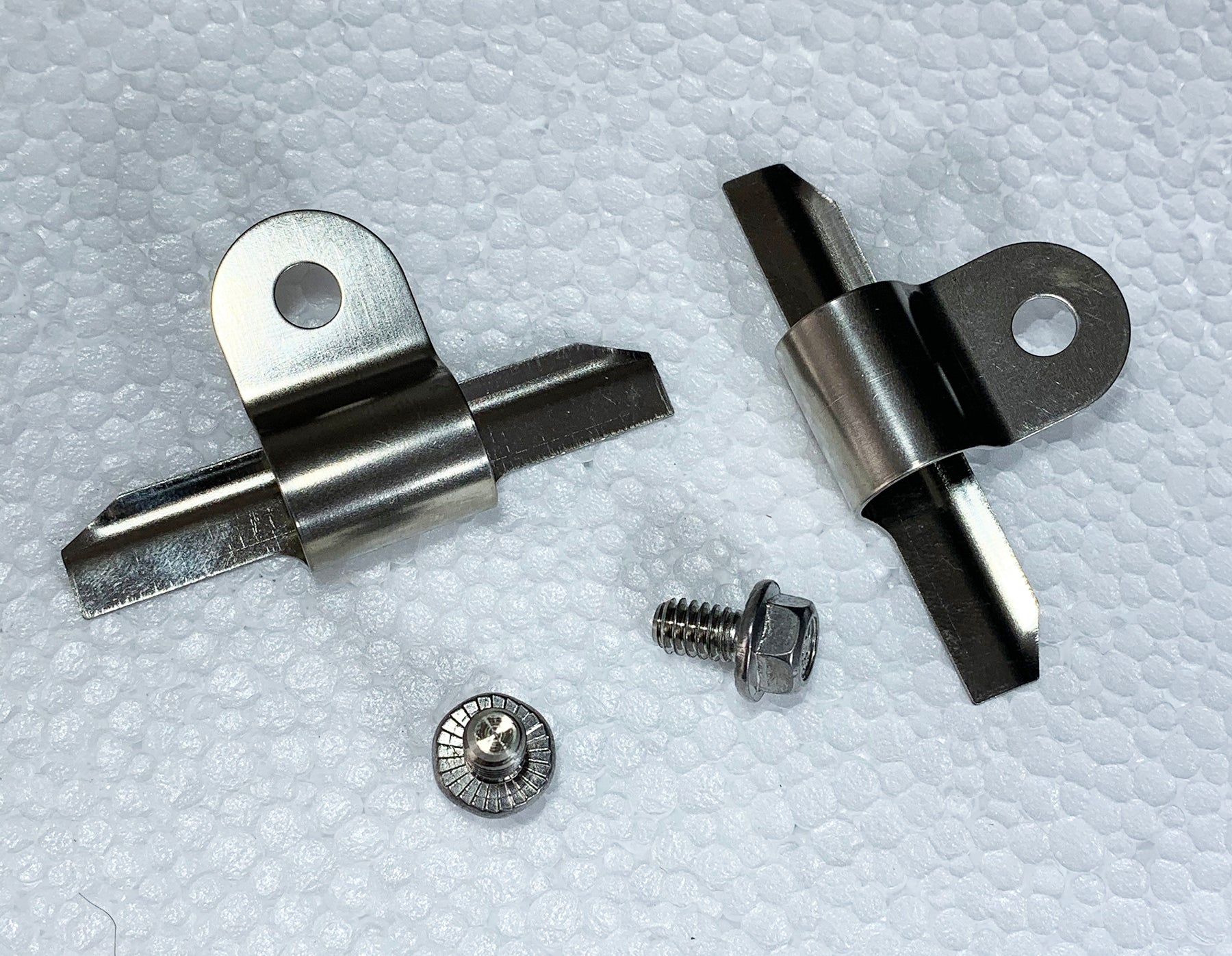 1964–1966 Mustang 4-Piston Front Brake Caliper | Zinc Plated LH/RH front. 3/8" inlet