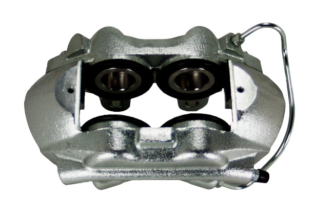 1964–1966 Mustang 4-Piston Front Brake Caliper | Zinc Plated LH/RH front. 3/8" inlet