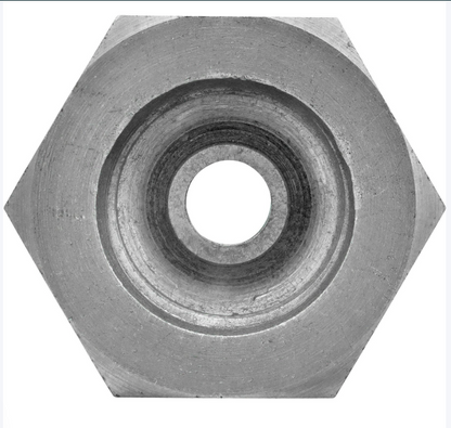 Stainless Brake Line Adapter – 1/2-20 Inverted Flare to 3/16" Brake Line (3/8-24 thread) - Force 10 Brakes