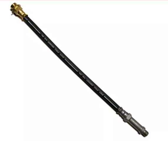 Front Flex hose  1966-1967 Mustang. Conversion kit, 19" long, 7/16-24 inlet
