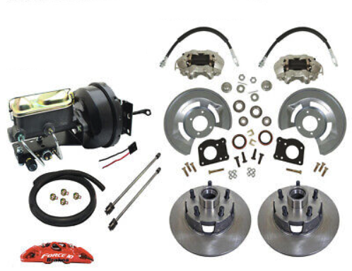 1964-66 Ford Mustang Low Profile Master Cylinder Front Disc Brake Conversion Kit