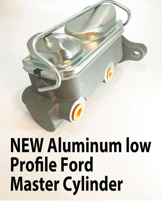 "Lo profile" 1964-1973 Aluminum Mustang Brake Master Cylinder - Force 10 Brakes