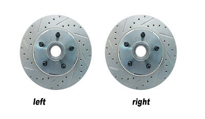 1967-68-69 Ford Mustang Front Drum to Power Disc Conv Kit,  XD Rotors , Manual