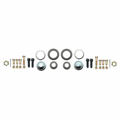 1964-73 Mustang Front Power Brake  Kit, BLACK calipers, Drilled Rotors