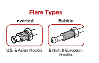 3/8-24 Bubble flare Brake Line Fittings & brass Unions, 3/16" line  12 pcs