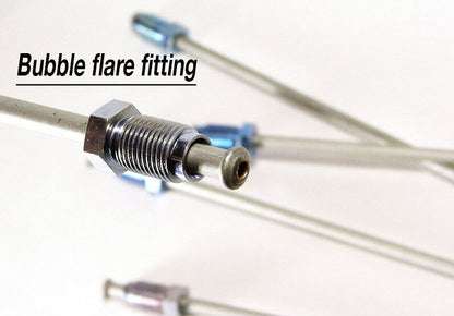 3/16" x 30"  Nickel- Copper Brake Line 10mm x 1.0 Tube Nuts inverted Flare