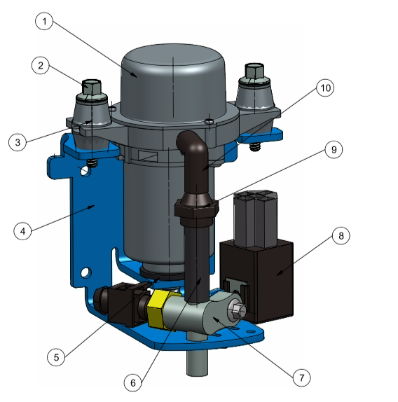 Rotary Brake Booster Vacuum Pump , Very Quiet- "Plug and Play"