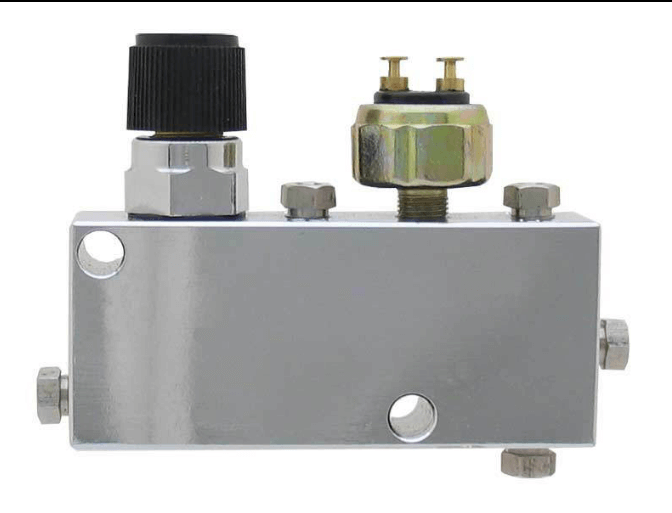 Chrome Adjustable Proportioning Valve / Distribution Block, Disc -Drum Brake