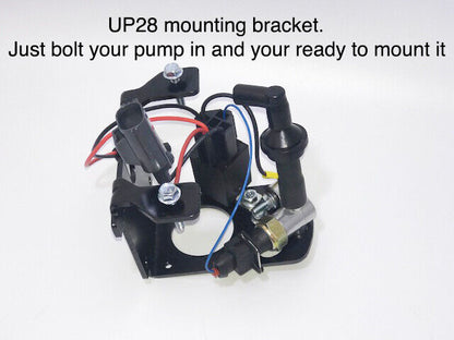 Rotary Vacuum pump bracket kit w/ switch, relay, bracket, check valve, NO PUMP