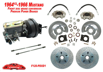 1964 - 66 Mustang Power Disc Brake Conversion Kit, for Manual transmission